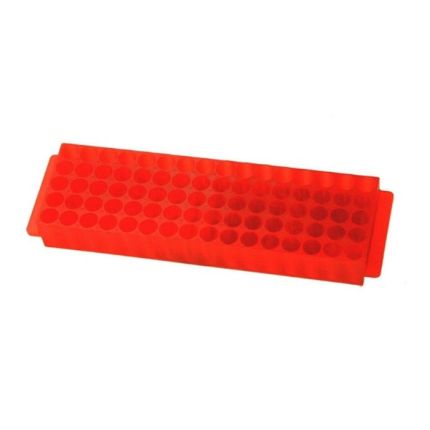 Axygen 80 Well Red Microtube Rack for 1.5/2.0mL Microtubes, 25 Racks Per Case.